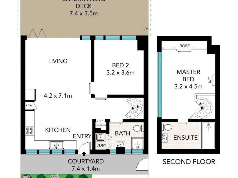 19/9-15 Danks Street, Waterloo NSW 2017 Floorplan