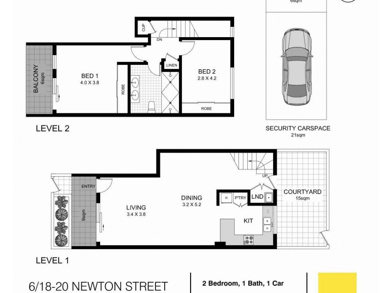 6/18-20 Newton Street, Alexandria NSW 2015 Floorplan