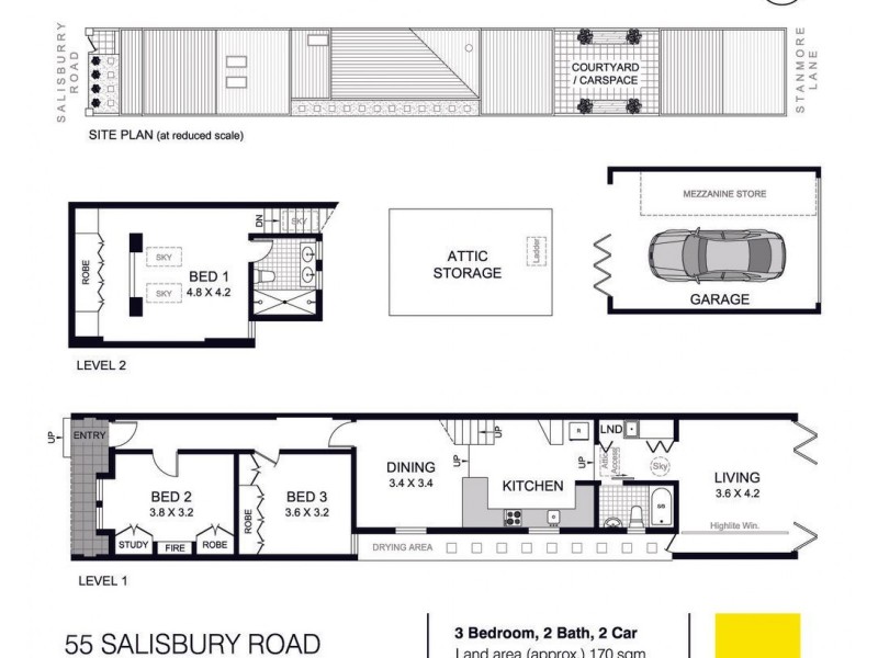 55 Salisbury Road, Stanmore NSW 2048 Floorplan