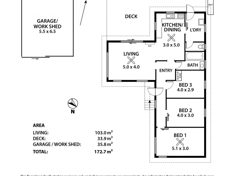 4 Tiller Street, Tailem Bend SA 5260 Floorplan