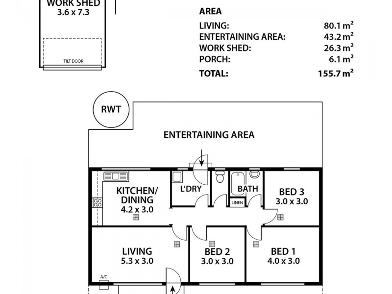 1 Jeffrey Crescent, Murray Bridge SA 5253 Floorplan