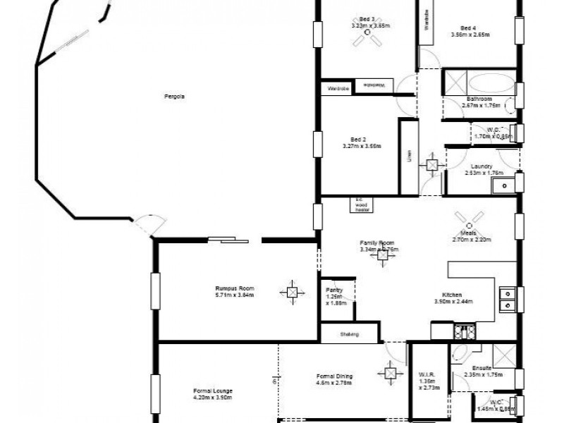 2 Bonney Drive, Murray Bridge SA 5253 Floorplan
