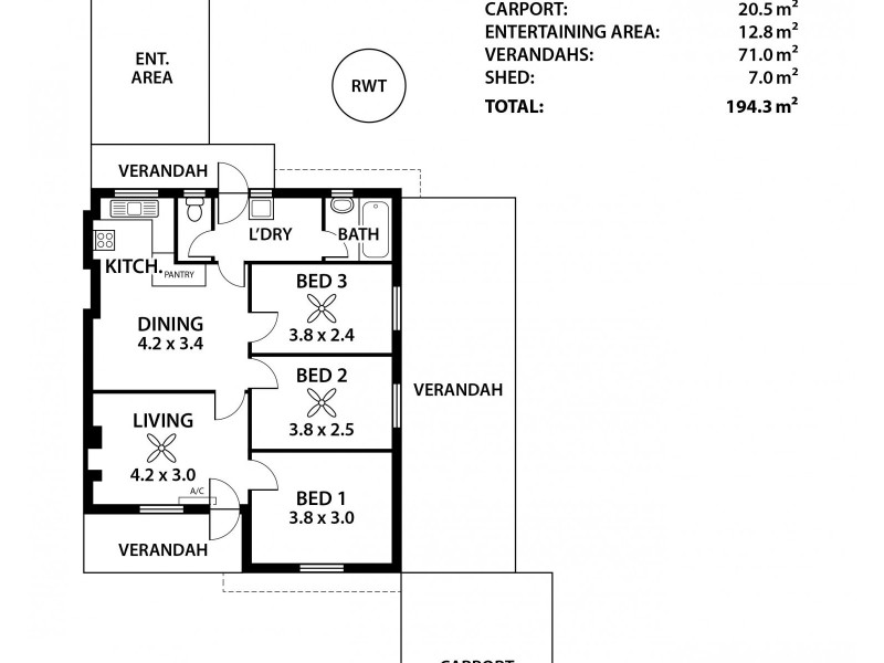 3 East Terrace, Tailem Bend SA 5260 Floorplan