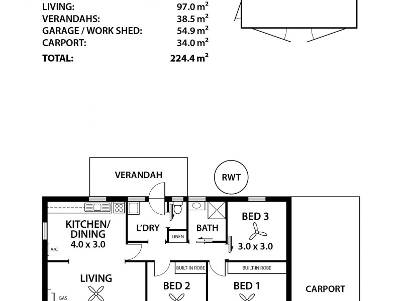12 Tiller Street, Tailem Bend SA 5260 Floorplan