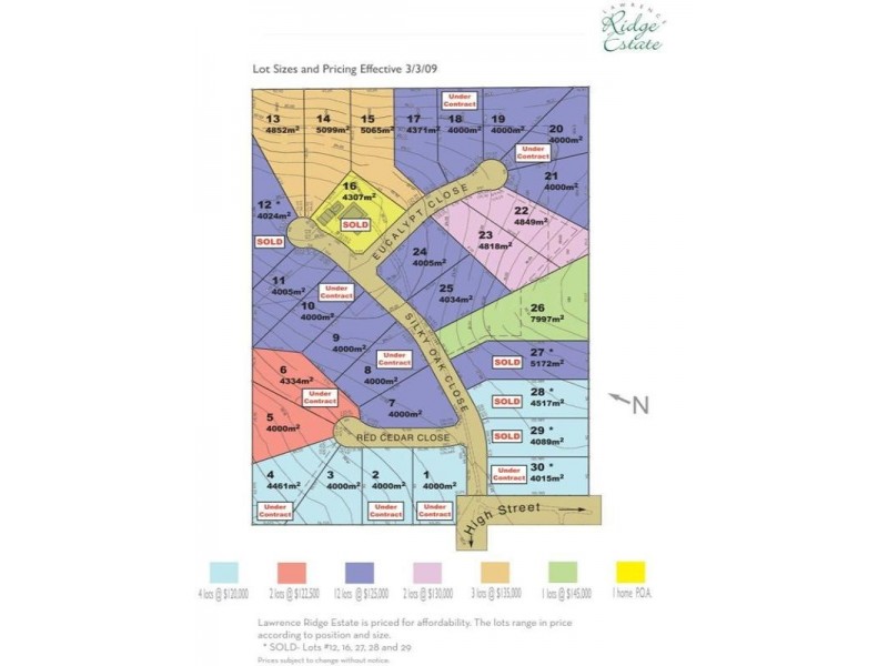Lots 1 – 30 Lawrence Ridge Estate, Lawrence NSW 2460