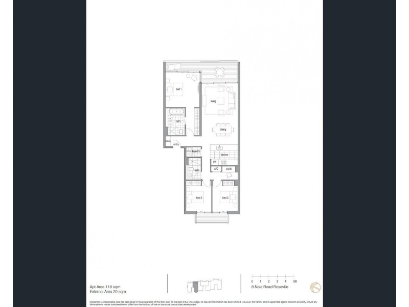 8/8 Nola Road, Roseville NSW 2069 Floorplan