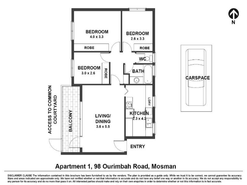 1/98 Ourimbah Road, Mosman NSW 2088