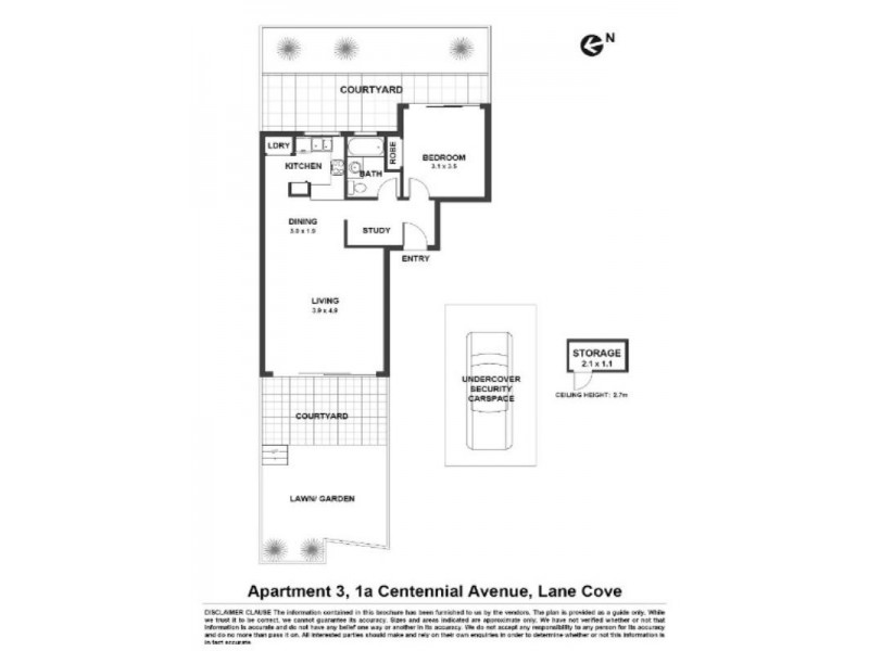 3/1a Centennial Avenue, Lane Cove NSW 2066