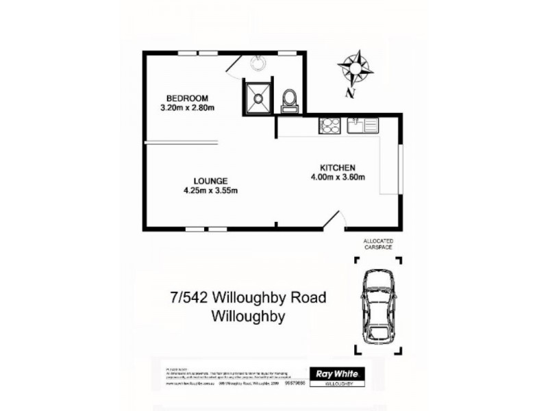 7/542 Willoughby Road, Willoughby NSW 2068