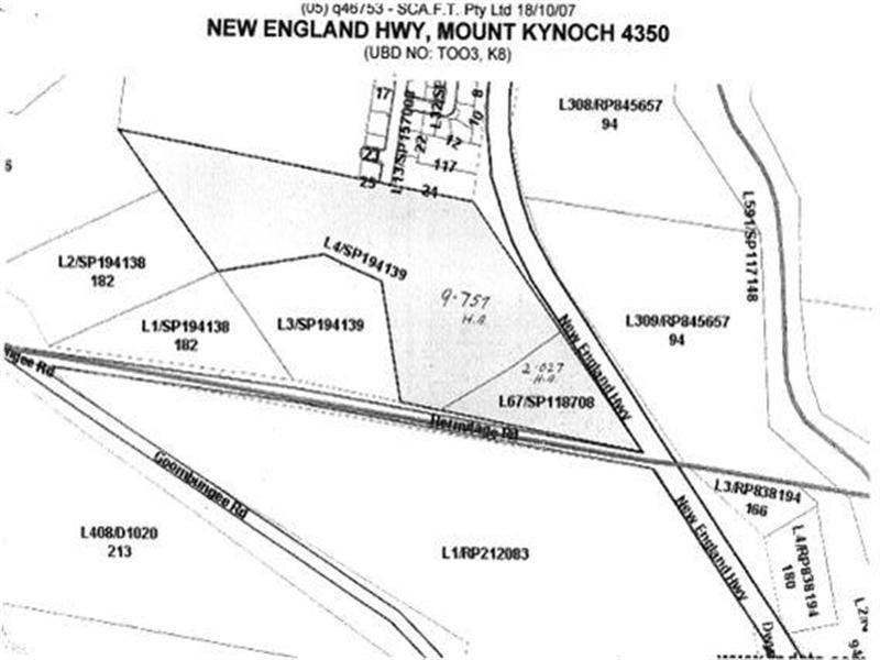 Lots 4 and 67 New England Highway, Mount Kynoch QLD 4350