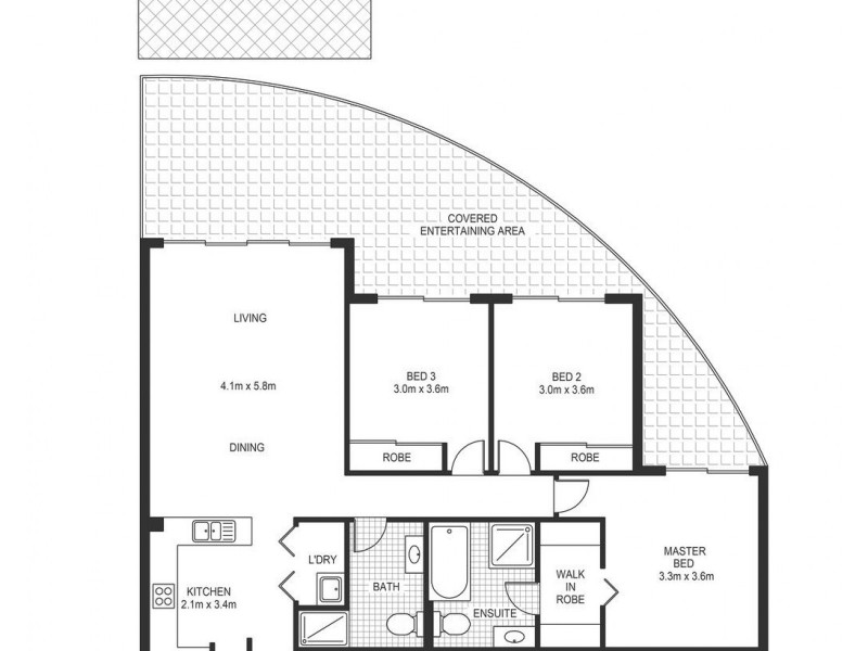333/80 John Whiteway Drive, Gosford NSW 2250 Floorplan