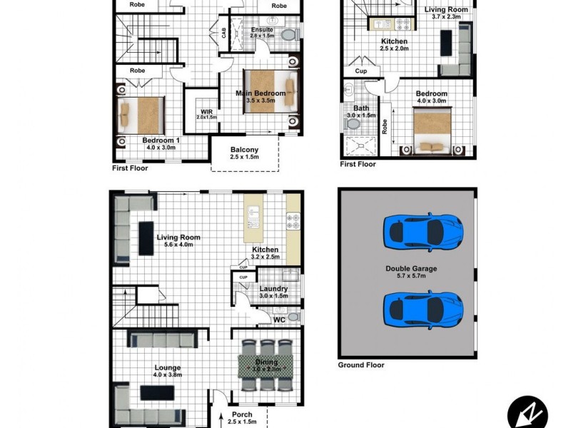 1 Bonython Avenue, Middleton Grange NSW 2171 Floorplan