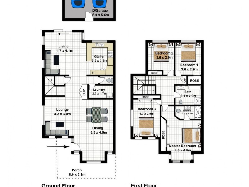 11 Wainewright Avenue, West Hoxton NSW 2171 Floorplan
