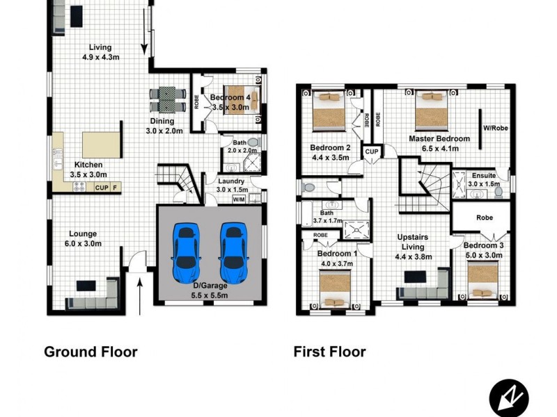 4 Redfern Street, Carnes Hill NSW 2171 Floorplan