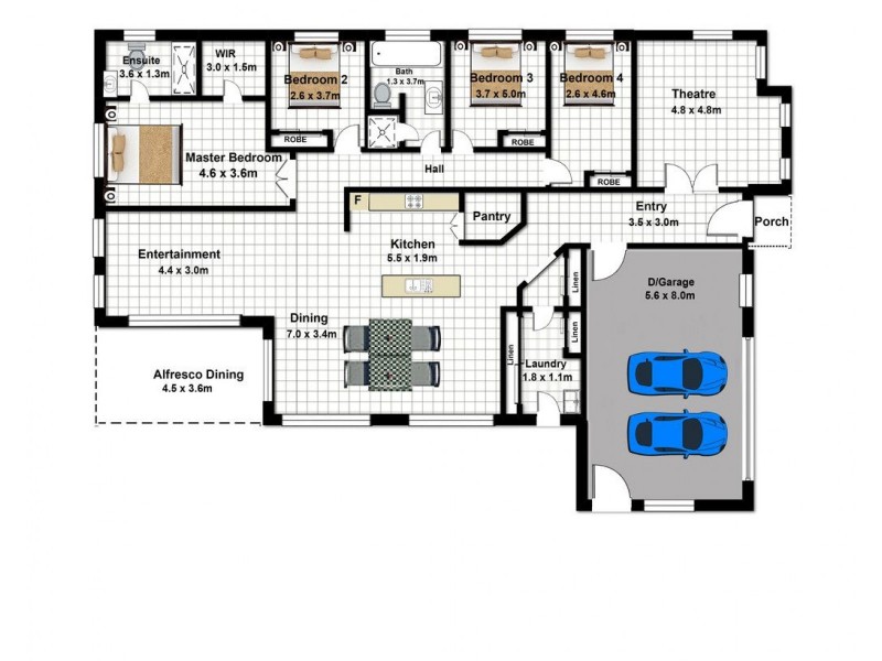 155 Middleton Drive, Middleton Grange NSW 2171 Floorplan