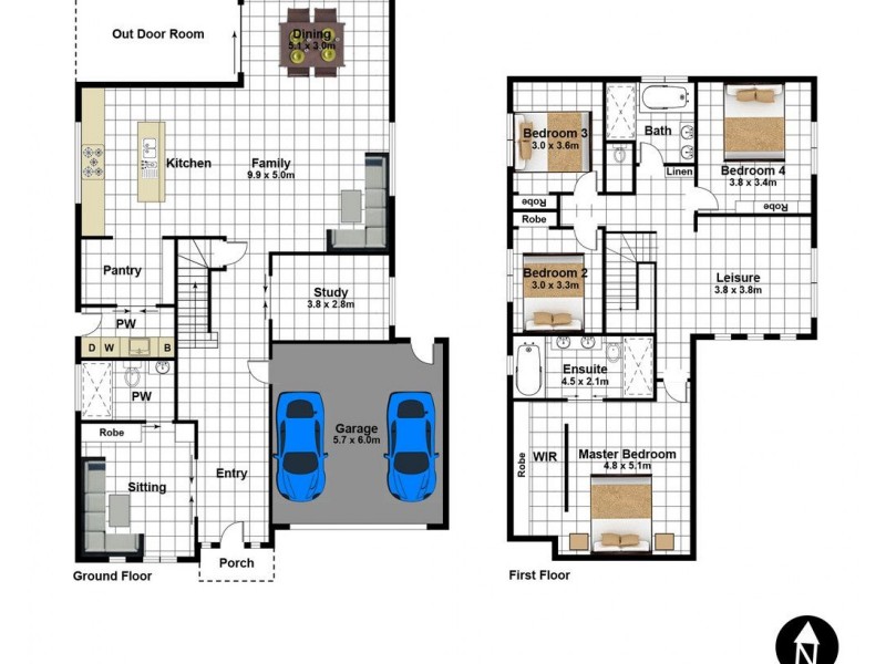 25 Savery Road, Carnes Hill NSW 2171 Floorplan