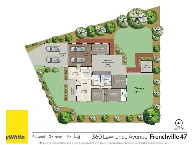 360 Lawrence Avenue, Frenchville QLD 4701 Floorplan