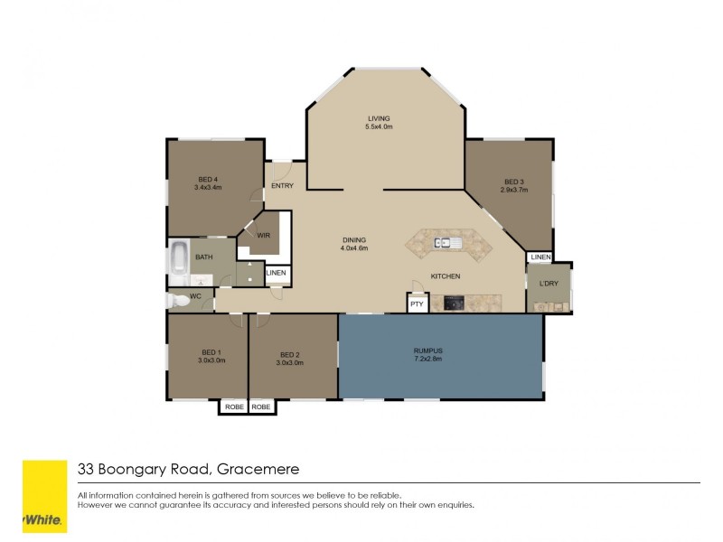 33 Boongary Road, Gracemere QLD 4702 Floorplan