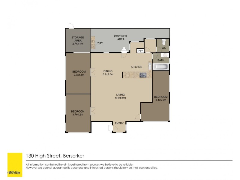 130 High Street, Berserker QLD 4701 Floorplan