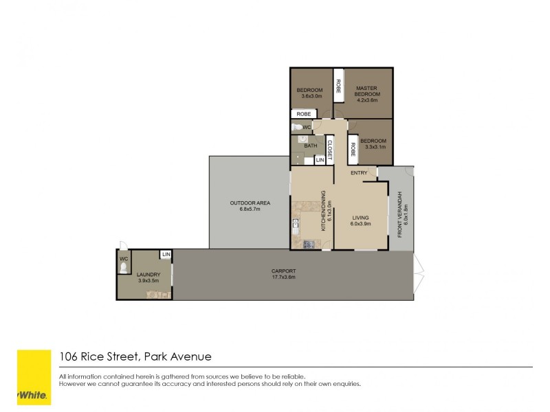 106 Rice Street, Park Avenue QLD 4701 Floorplan