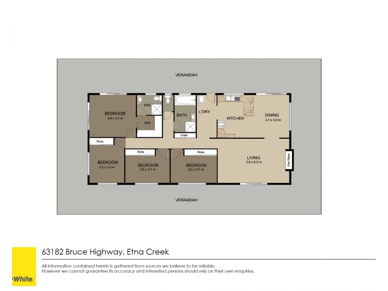 63182 Bruce Highway, Etna Creek QLD 4702 Floorplan