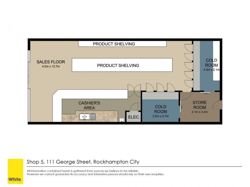 5/109-111 George Street, Rockhampton City QLD 4700 Floorplan