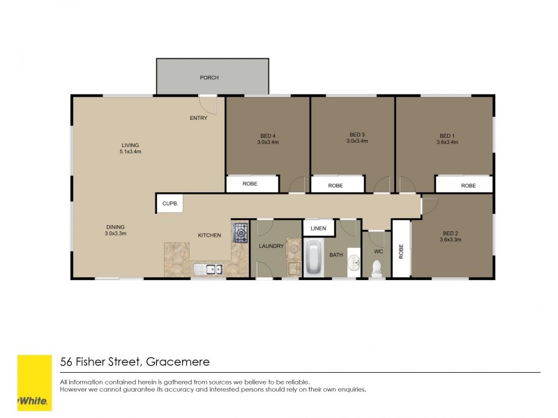 56 Fisher Street, Gracemere QLD 4702 Floorplan