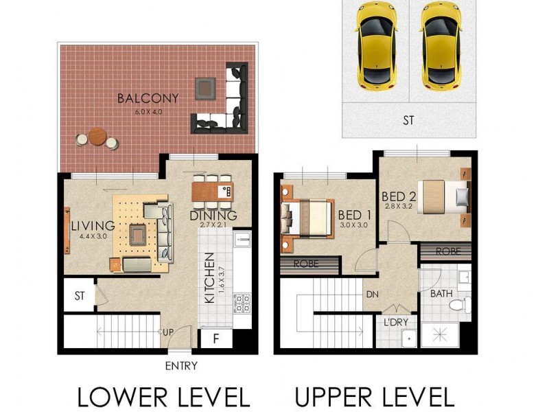34/76 Anzac Parade, Kensington NSW 2033 Floorplan