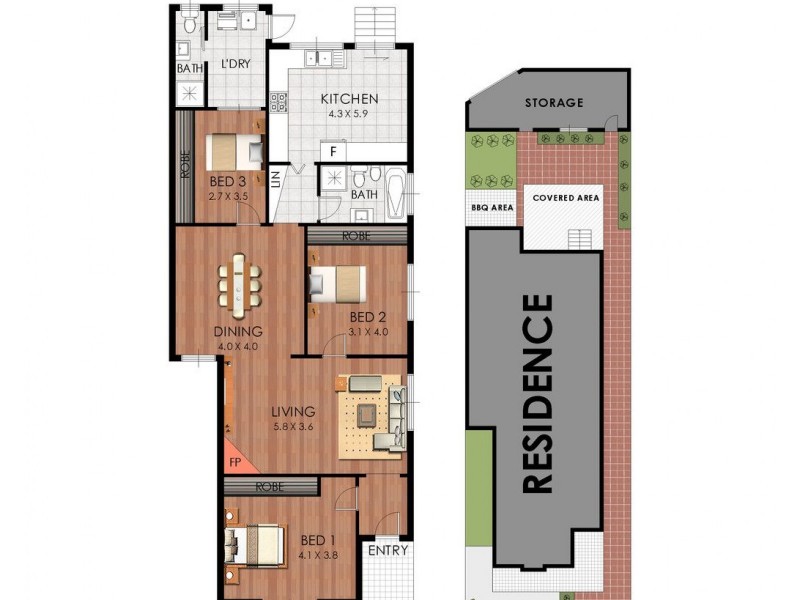 140 Botany Street, Kingsford NSW 2032 Floorplan