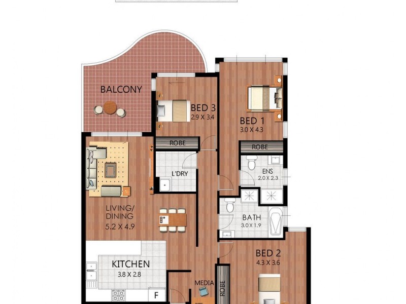 38/48-50 Gardeners Road, Kingsford NSW 2032 Floorplan