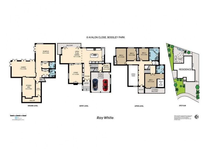 6 Avalon Close, Bossley Park NSW 2176 Floorplan