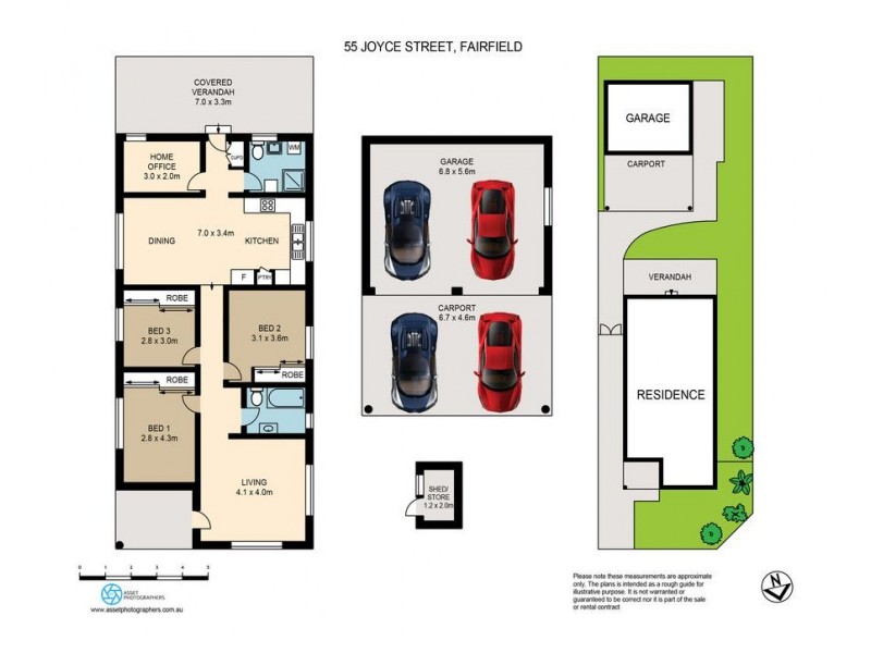 55 Joyce Street, Fairfield NSW 2165 Floorplan