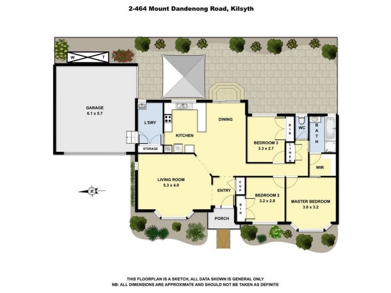 2/464 Mount Dandenong Road, Kilsyth VIC 3137 Floorplan