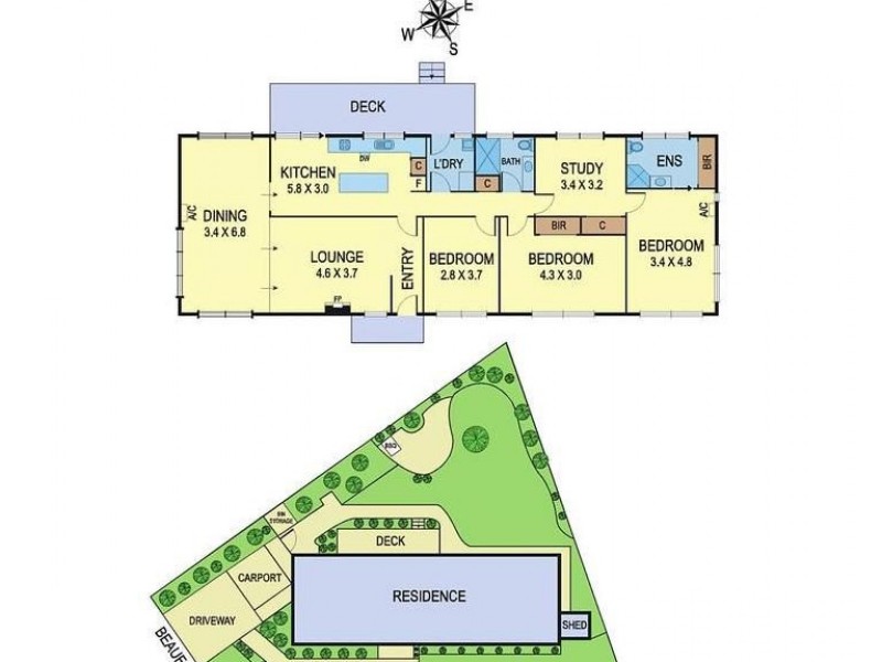 2 BEAUFORT Road, Croydon VIC 3136 Floorplan