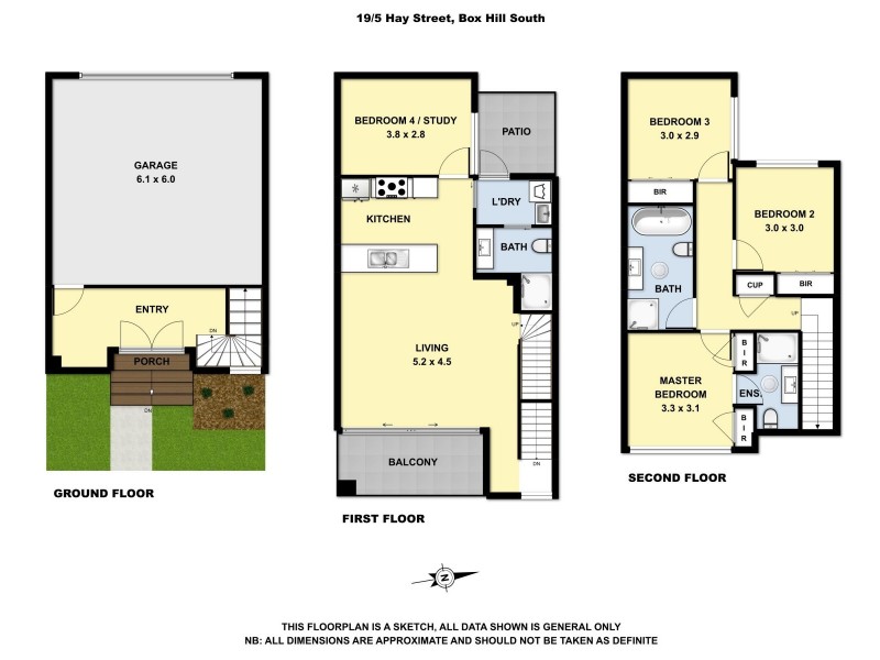 19/5 Hay Street, Box Hill South VIC 3128 Floorplan