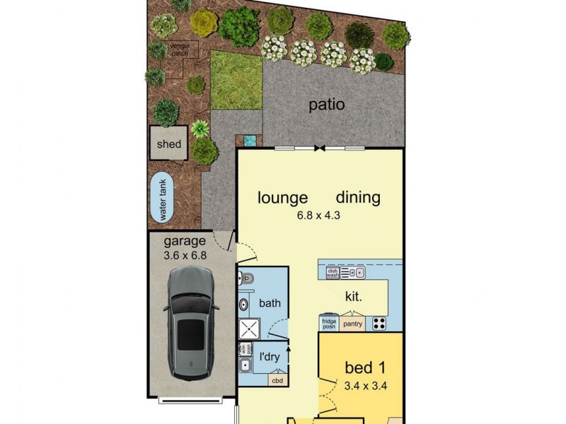 3/13 Lindel Court, Croydon VIC 3136 Floorplan
