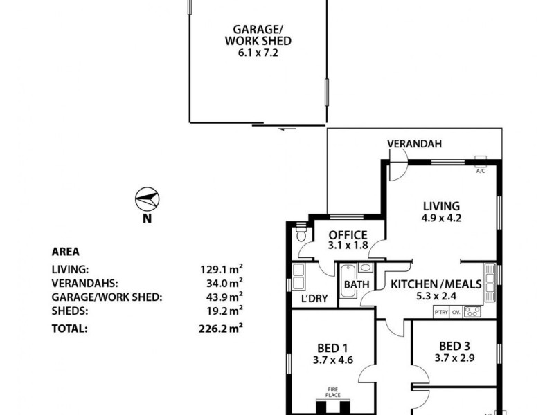 3 Albert Street, Kilburn SA 5084 Floorplan