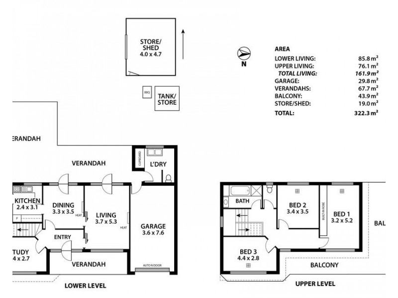 2 Buttery Avenue, Rostrevor SA 5073 Floorplan