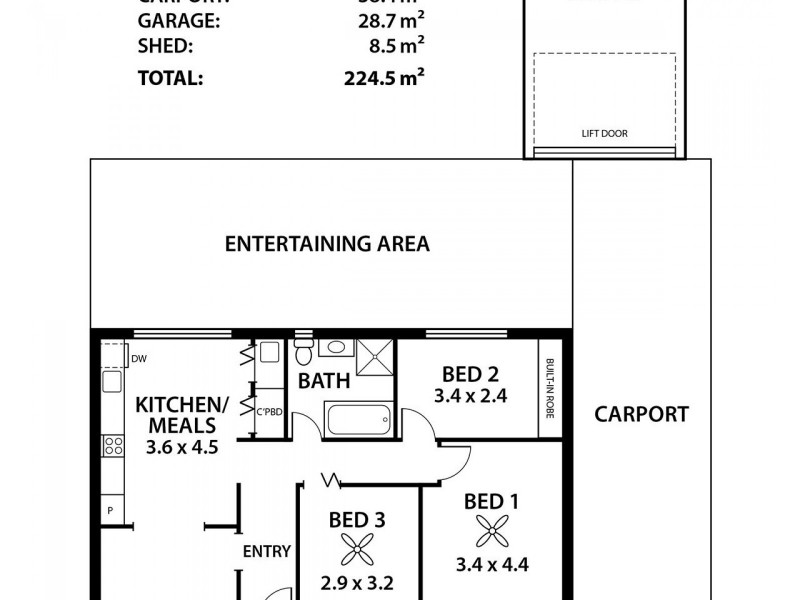 24 Hancock Avenue, Campbelltown SA 5074 Floorplan