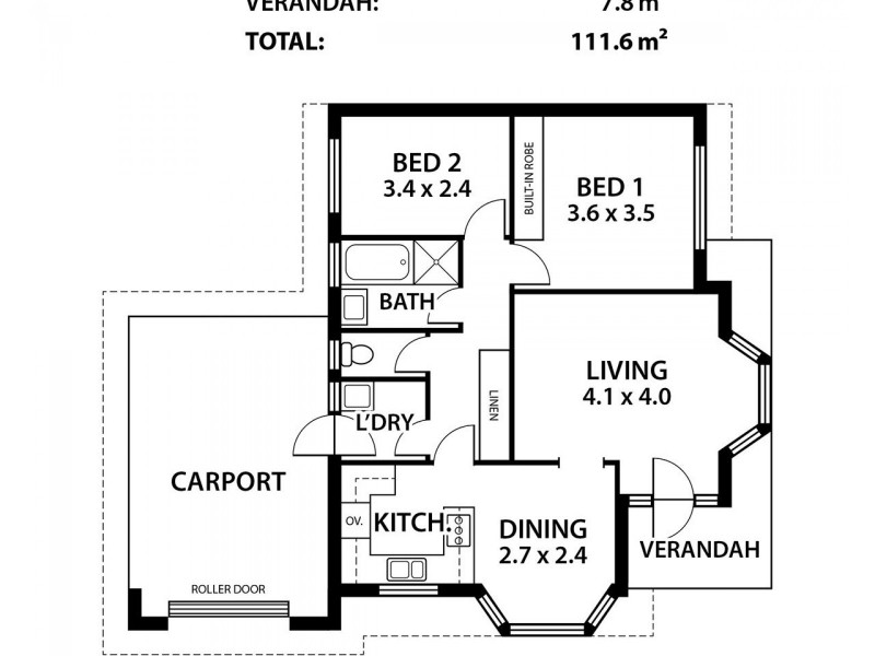 1/2 Lomond Avenue, Kensington Park SA 5068 Floorplan