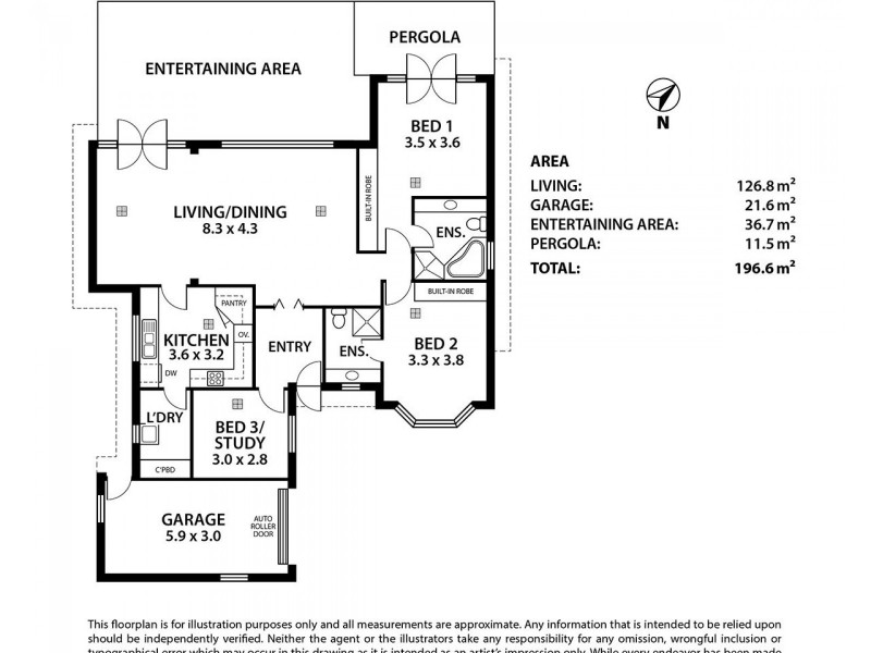 3/15 Seaforth Avenue, Hazelwood Park SA 5066 Floorplan