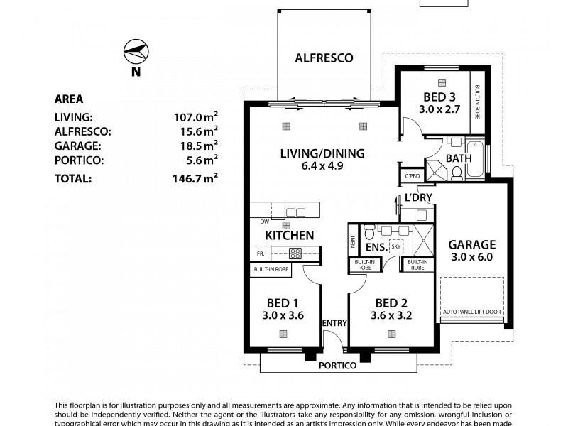 31 Rotorua Avenue, Park Holme SA 5043 Floorplan