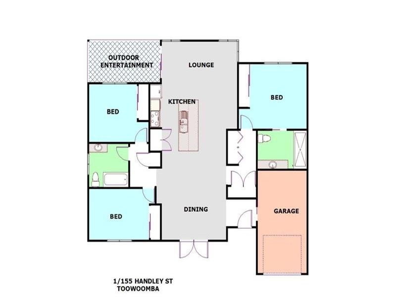 1/155 Handley Street, Darling Heights QLD 4350