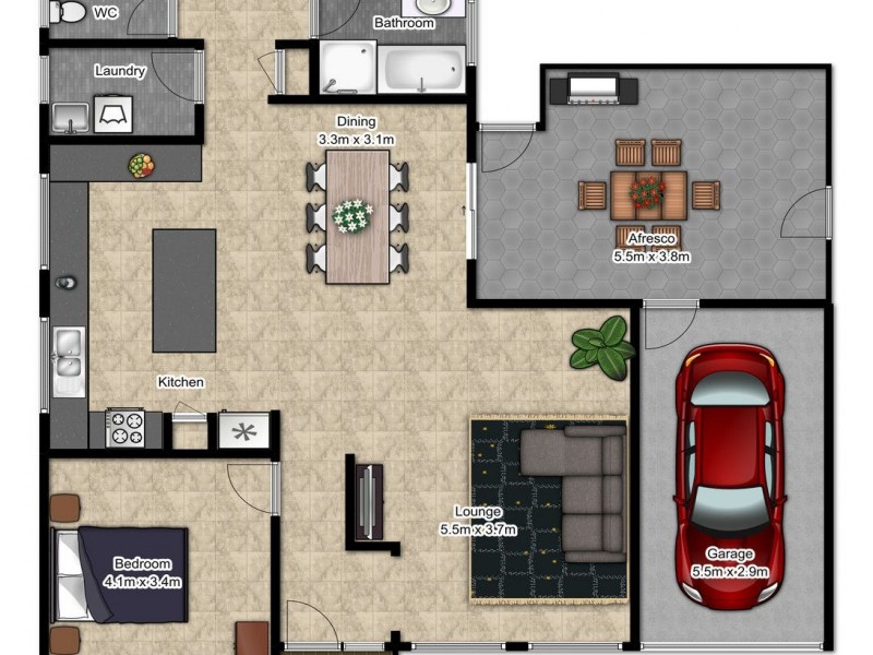 9 Halley Crescent, Woonona NSW 2517 Floorplan