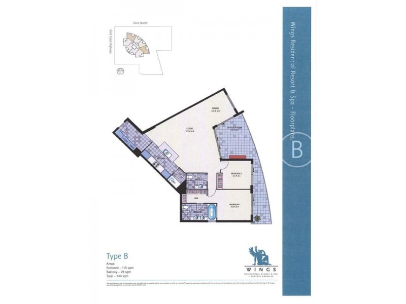 404 ‘Wings Resort’, 18 Fern Street, Surfers Paradise QLD 4217