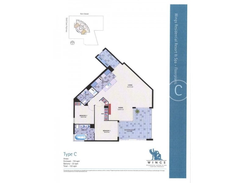 808 ‘Wings Resort’, 18 Fern Street, Surfers Paradise QLD 4217