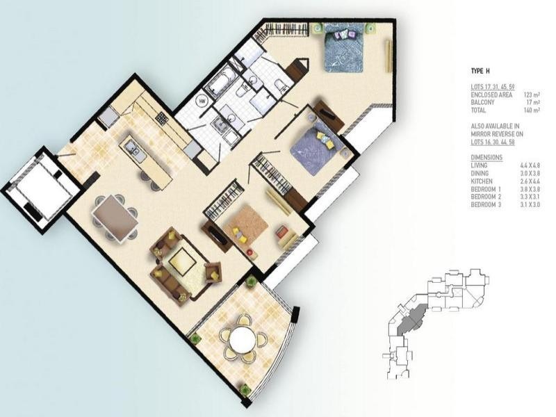 59 ‘The Cape’, 255 Varsity Parade, Varsity Lakes QLD 4227