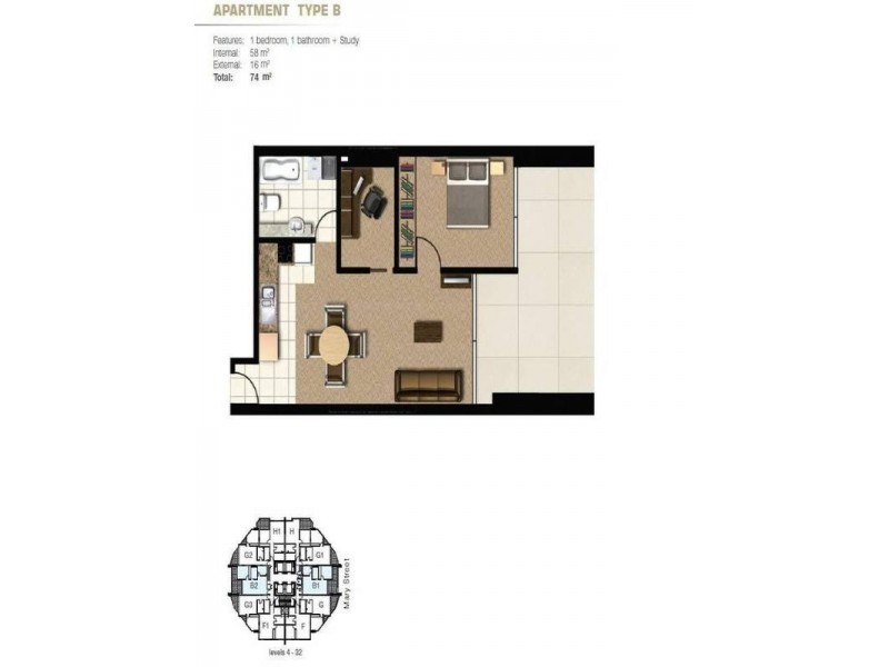 1407/70 Mary Street, Brisbane QLD 4000