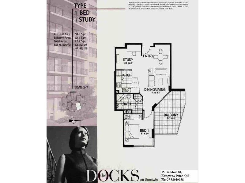 3/15 Goodwin Street, Kangaroo Point QLD 4169