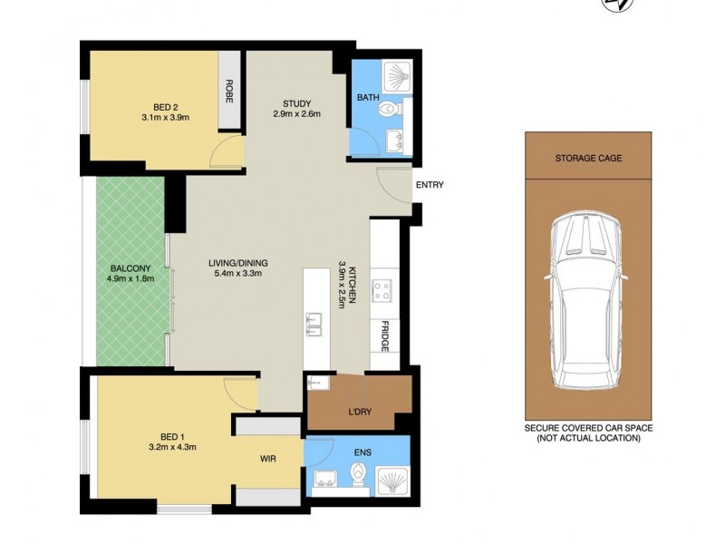 814/70 River Road, Ermington NSW 2115 Floorplan